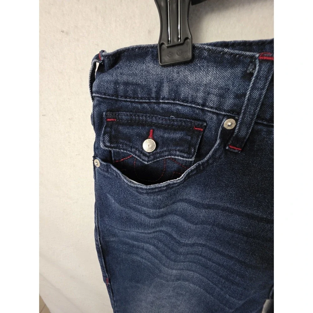 True Religion Ricky SN FlapStraight  Style 700642 Medium Rustic Barn Wash 34x32